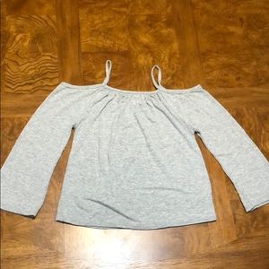 Girls Grey Off The Shoulder